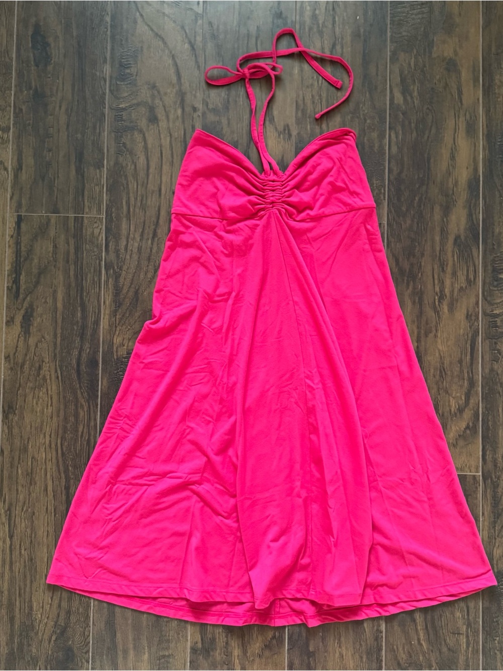 Alpine Design Hot Pink Medium Halter Dress
